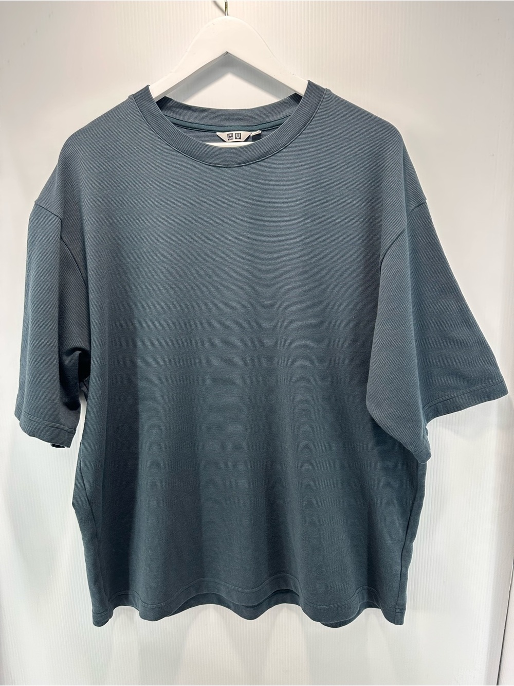 Uniqlo Airism Crew Neck T-Shirt Men’s XXl Slate Blue